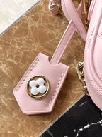 Louis Vuitton WALLET ON CHAIN IVY 23 IN LIGHT PINK MONOGRAM PERFORATED CALFSKIN GOLD HARDWARE