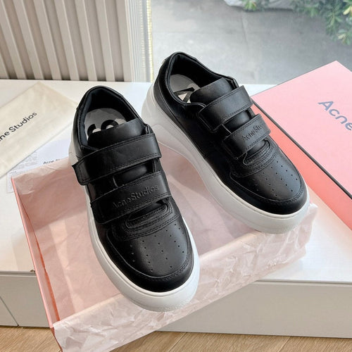 Celine ACNE STUDIO SNEAKER IN BLACK LAMBSKIN