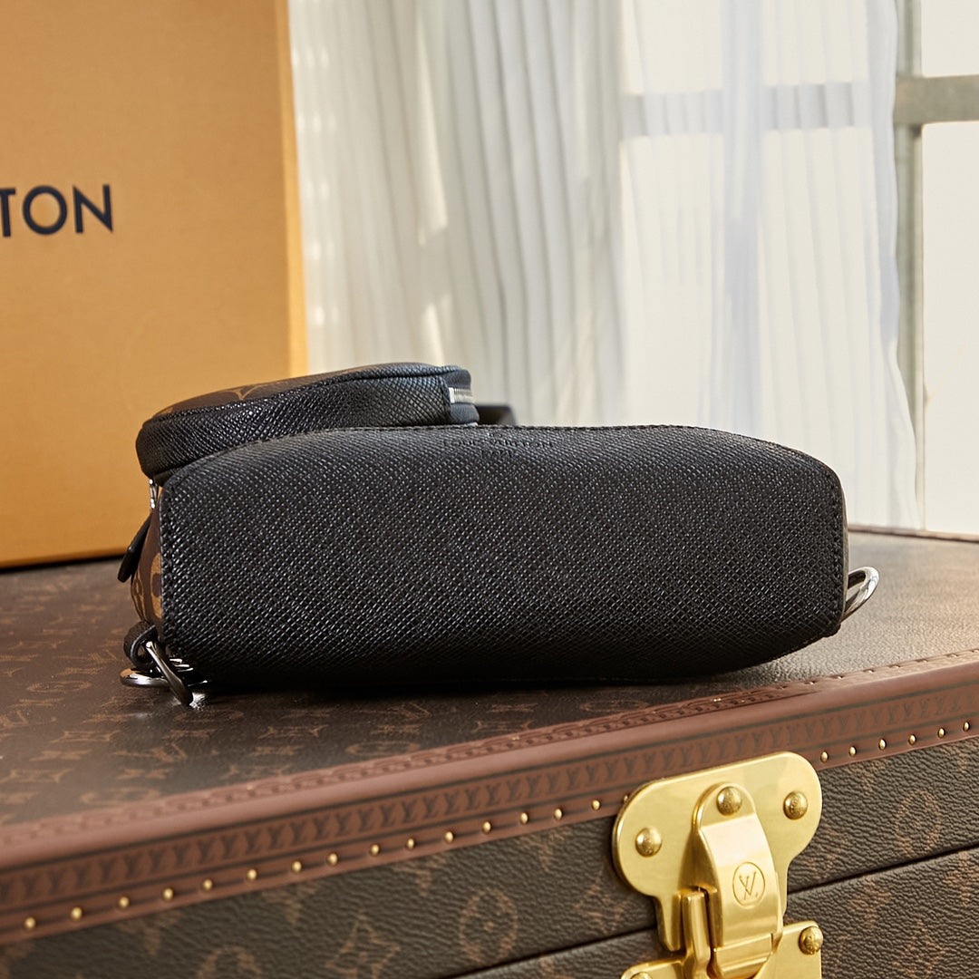 Louis Vuitton DUO CROSSBAG 42 IN BROWN MONOGRAM CANVAS