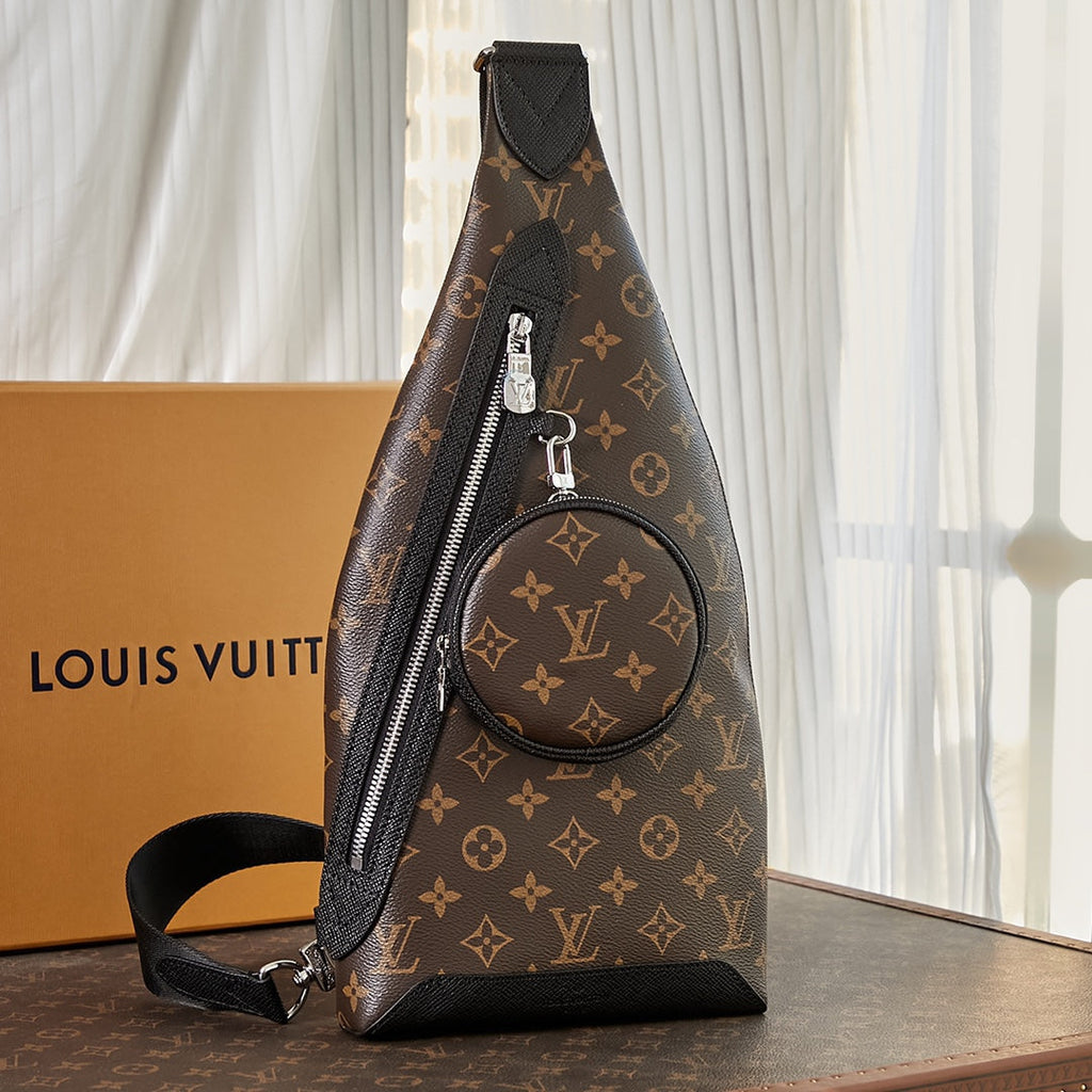 Louis Vuitton DUO CROSSBAG 42 IN BROWN MONOGRAM CANVAS
