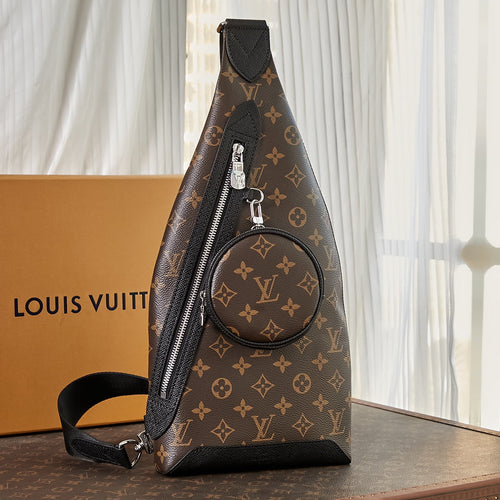 Louis Vuitton DUO CROSSBAG 42 IN BROWN MONOGRAM CANVAS