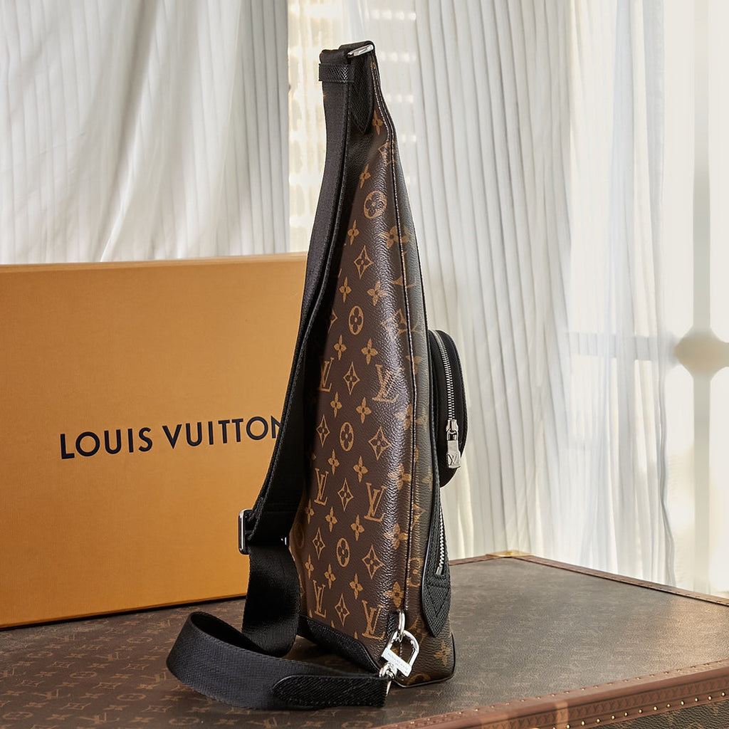 Louis Vuitton DUO CROSSBAG 42 IN BROWN MONOGRAM CANVAS