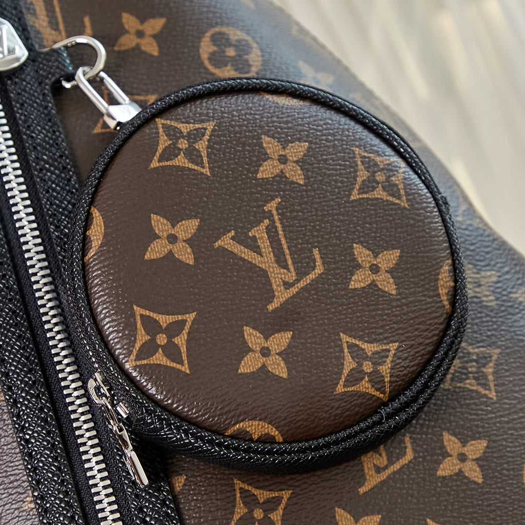 Louis Vuitton DUO CROSSBAG 42 IN BROWN MONOGRAM CANVAS