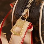 Louis Vuitton CROISSANT 21 IN BROWN MONOGRAM CANVAS