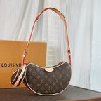Louis Vuitton CROISSANT 21 IN BROWN MONOGRAM CANVAS