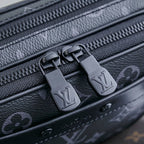 Louis Vuitton NANO ALPHA 18 IN BLACK MONOGRAM ECLIPSE CANVAS