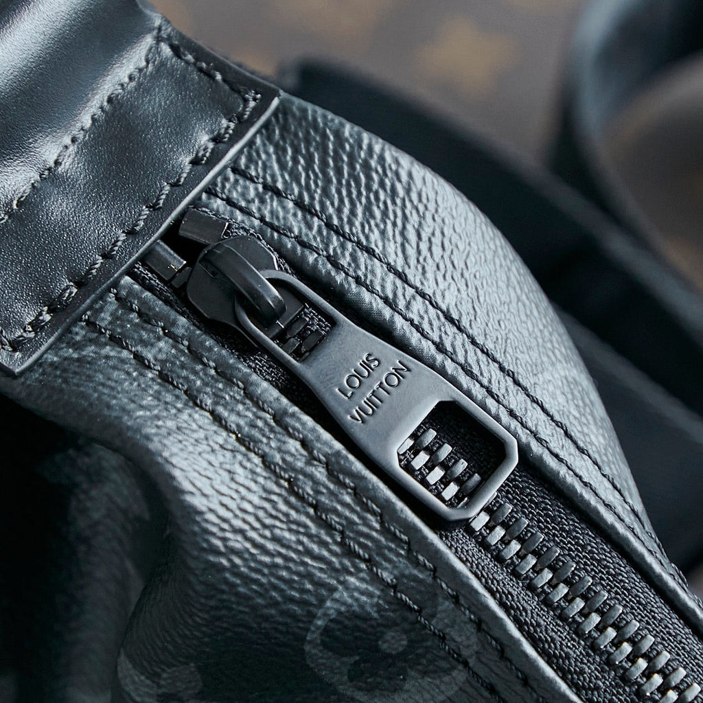 Louis Vuitton HAMAC BAG 28 IN BLACK MONOGRAM ECLIPSE CANVAS