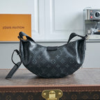 Louis Vuitton HAMAC BAG 28 IN BLACK MONOGRAM ECLIPSE CANVAS