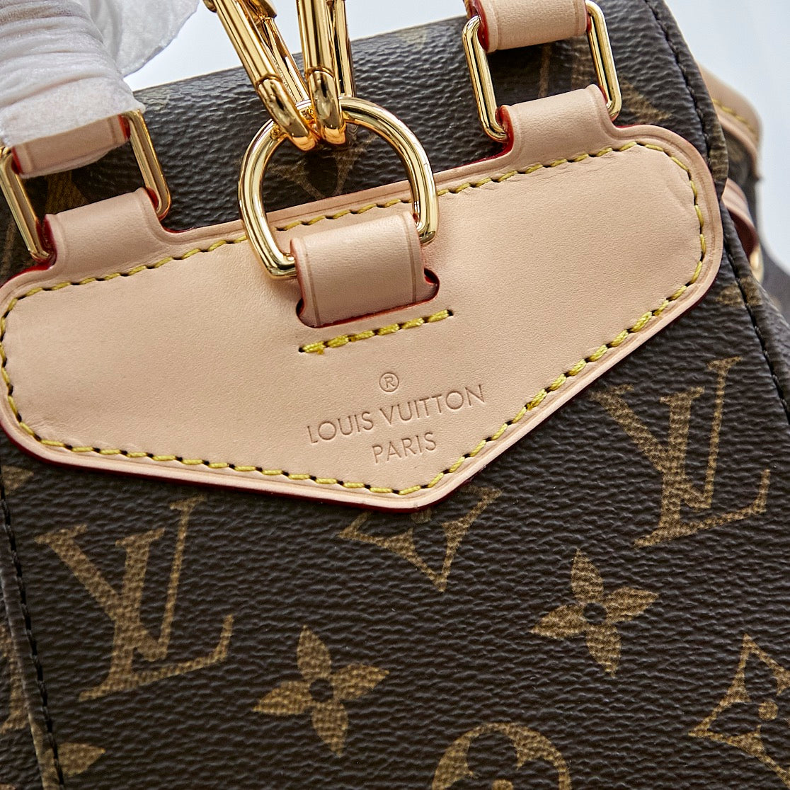 Louis Vuitton MONTSOURIS MINI BACKPACK 25 IN BROWN MONOGRAM CANVAS