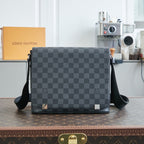 Louis Vuitton DISTRICT 25 IN GREY BLACK DAMIER GRAPHITE CANVAS