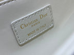 DIOR MISS TOP HANDLE 24CM WHITE LAMBSKIN