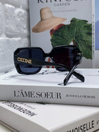 Celine TRIOMPHE SUNGLASSES 548595 IN BLACK ACETATE