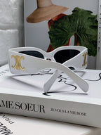 Celine TRIOMPHE SUNGLASSES 548599 IN WHITE ACETATE