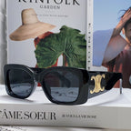 Celine TRIOMPHE SUNGLASSES 548602 IN BLACK ACETATE