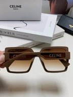 Celine TRIOMPHE SUNGLASSES 573254 IN CAMEL ACETATE