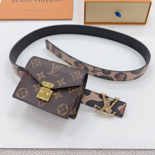 Louis Vuitton Metis Belt Bag 30 Camo Pattern Brown Monogram
