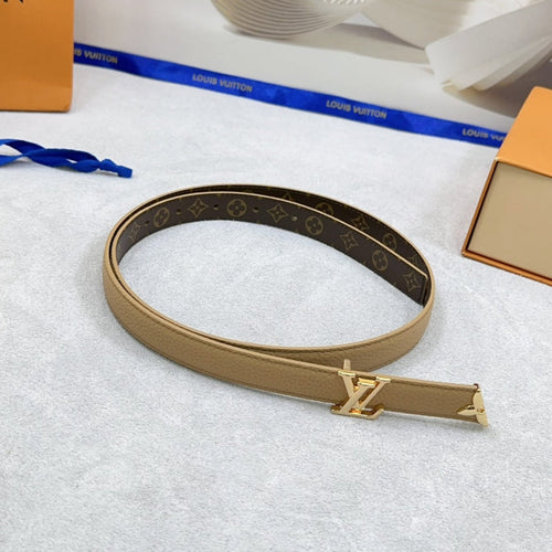 Louis Vuitton Pretty 20mm Reversible Belt Brown Grained Calfskin