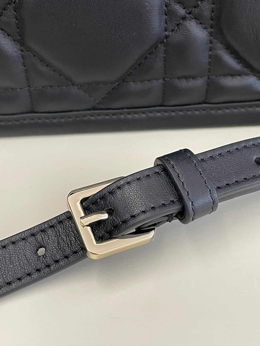 DIOR small book tote 26 black lambskin gold hardware