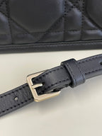 DIOR small book tote 26 black lambskin gold hardware