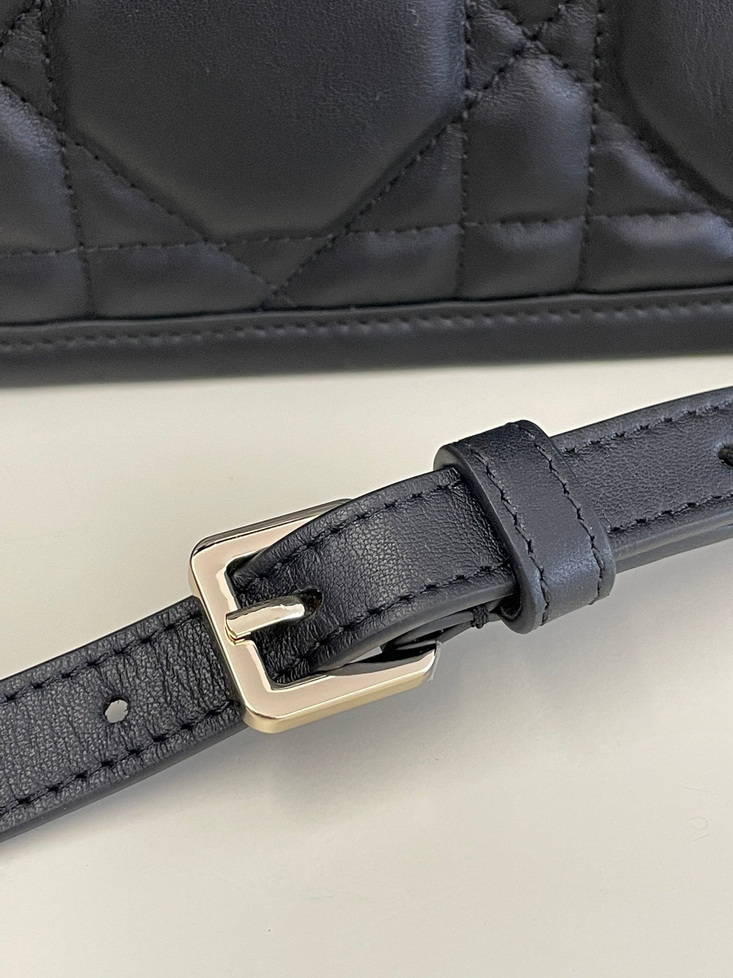 DIOR small book tote 26 black lambskin gold hardware