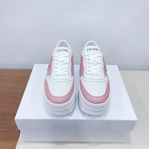 Celine CELINE 25C Block Sneaker Pink mix White Calfskin 232000