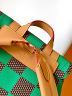 Louis Vuitton CHRISTOPHER BACKPACK 47 IN BROWN GREEN DAMIER POP COATED CANVAS