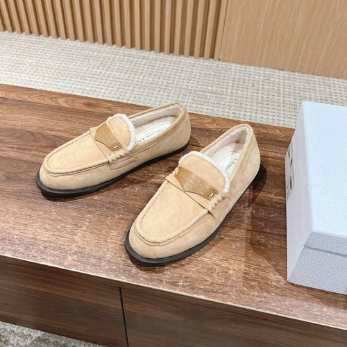 DIOR Loafer In Beige Suede 101003
