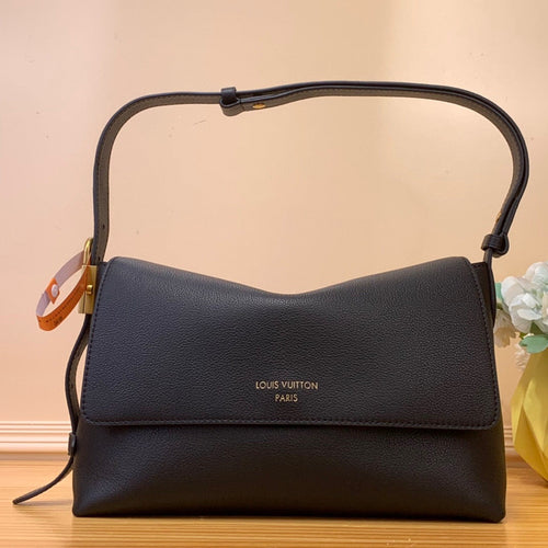 Louis Vuitton Low Key Messenger Black Calf Leather 205010