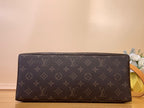 Louis Vuitton Shopper Tote MM 40cm Brown Monogram Calfskin 205583
