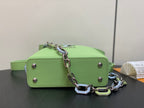 Louis Vuitton CAPUCINES MINI 21 GREEN TAURILLON TURQUOISE SILVER HARDWARE