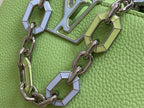 Louis Vuitton CAPUCINES BB 27 GREEN TAURILLON TURQUOISE SILVER HARDWARE