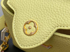Louis Vuitton CAPUCINES MINI 21 YELLOW TAURILLON GOLD HARDWARE