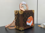 Louis Vuitton MINI SQUARE TRUNK 17 LEOPARD PRINT IN BROWN MONOGRAM CANVAS
