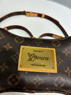 Louis Vuitton SS25 Bone Wearable Wallet 24cm Monogram coated canvas