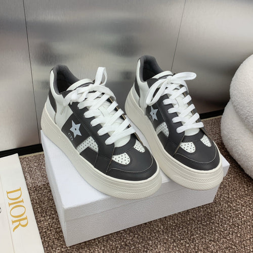 DIOR Star Platform Sneaker 35mm Black Calfskin