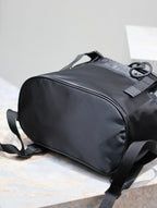 Saint Laurent WATERPROOF BACKPACK 45 IN BLACK NYLON WITH EMBOSSED LOGO