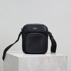 Saint Laurent CITY MINI CAMERA BAG 18 IN BLACK ECONYL