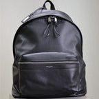 Saint Laurent CITY BACKPACK 38 IN BLACK CALFSKIN