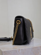 Saint Laurent KATE 99 MEDIUM BAG 26 IN BLACK QUILTED NAPPA CALFSKIN COPPER HARDWARE