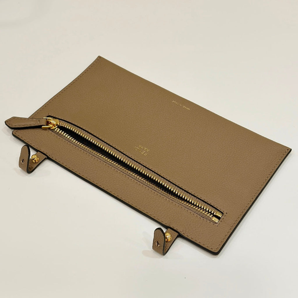 FENDI LARGE ROLL 33 IN MIDNIGHT BLUE MIX WHITE JACQUARD FABRIC