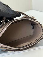 FENDI BY THE WAY SELLERIA MINI 20 IN MEDIUM BROWN GRAINED CALFSKIN