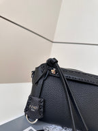 FENDI BY THE WAY SELLERIA SMALL 20 BAG IN BLACK CALFSKIN