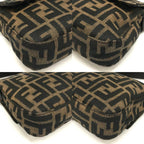 Fendi Mamma Baguette Zucca Canvas Shoulder Bag