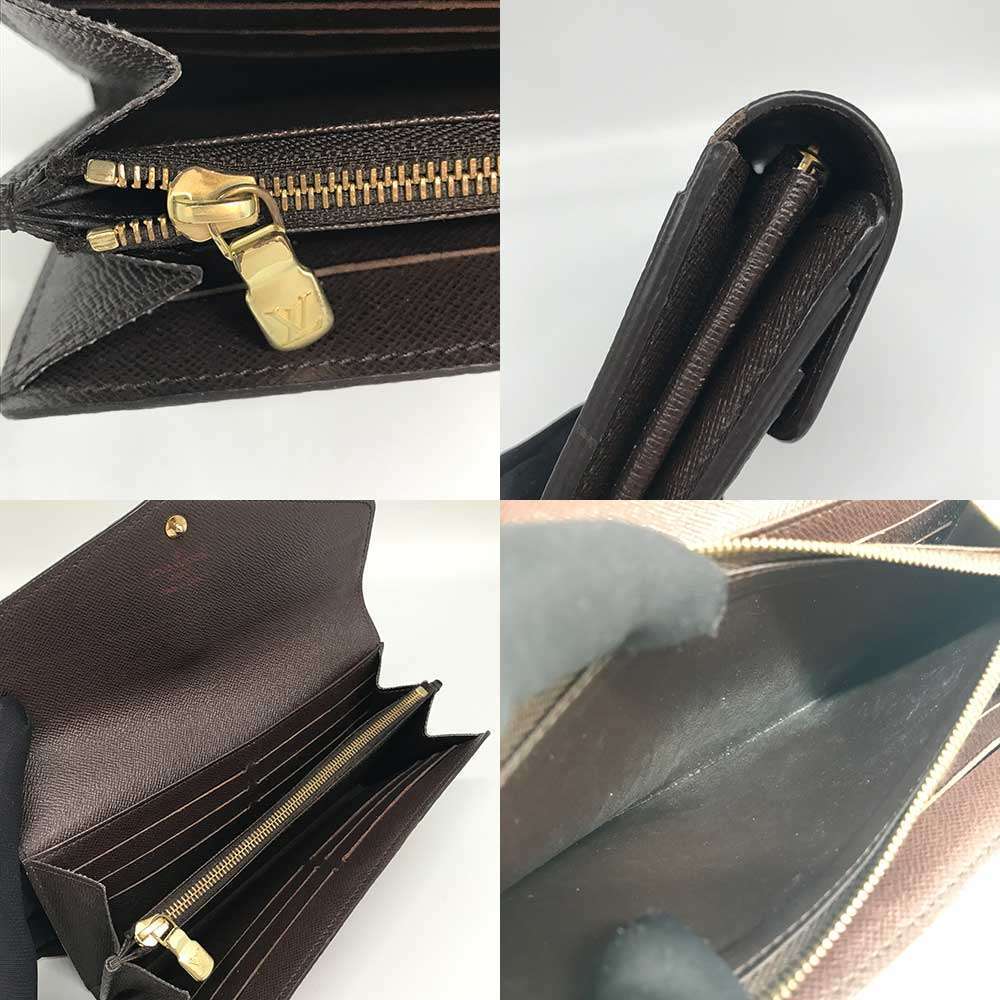Louis Vuitton Damier Ebene Sarah Wallet