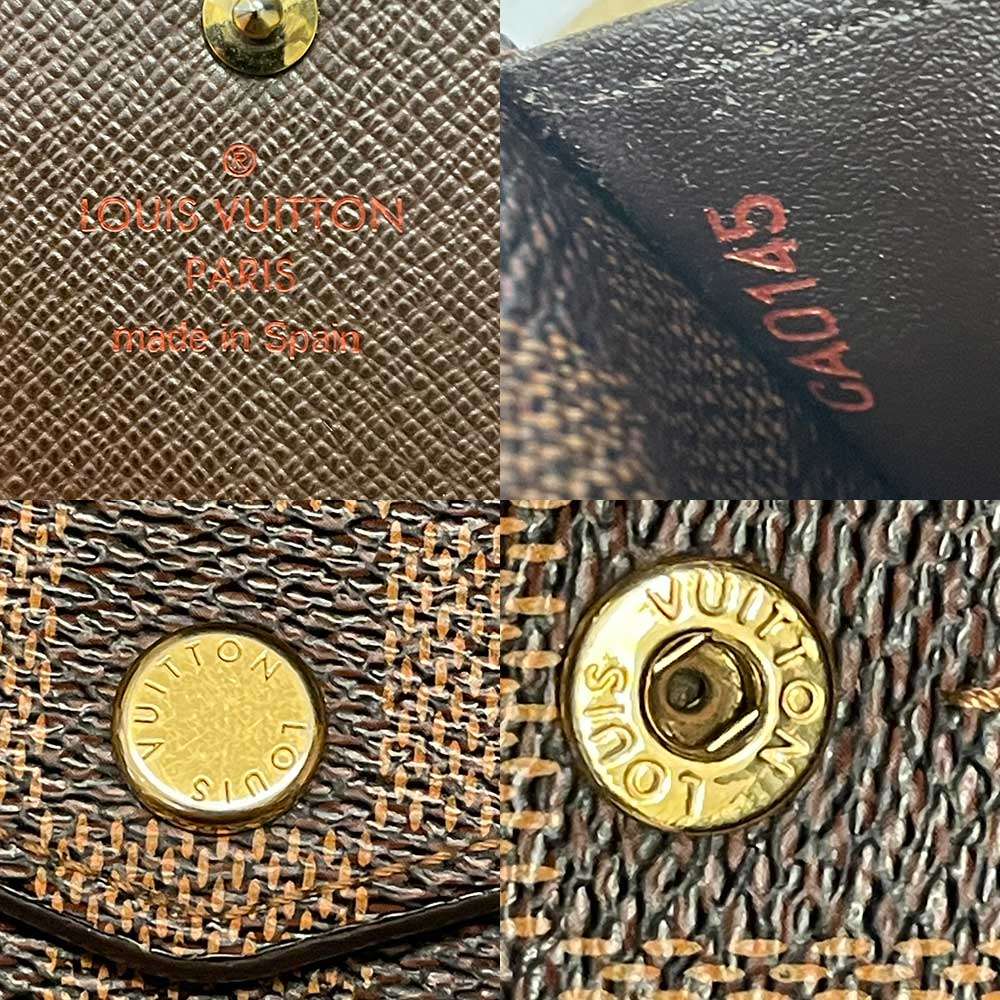 Louis Vuitton Damier Ebene Sarah Wallet