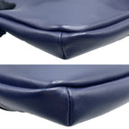 Fendi Bugs Eye Leather Waist Bag Navy