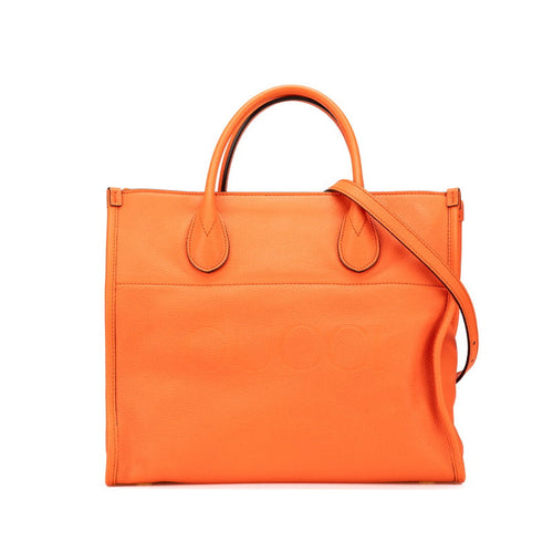 Gucci Logo Leather 2way Bag