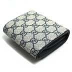Gucci Double G Bicolor GG Supreme Leather Wallet