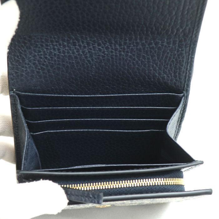 Gucci Double G Bicolor GG Supreme Leather Wallet