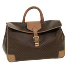 CELINE Macadam Canvas Hand Bag Brown  ki2486